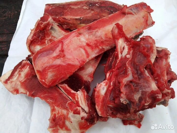 Кости для собак, рубленные говядина