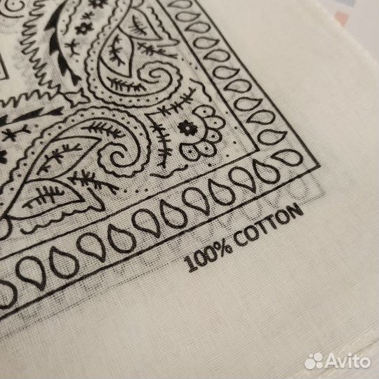 Бандана с узором Пейсли 11025, размер 52*52 см