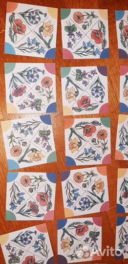 Новая Советская настольная игра Цветник