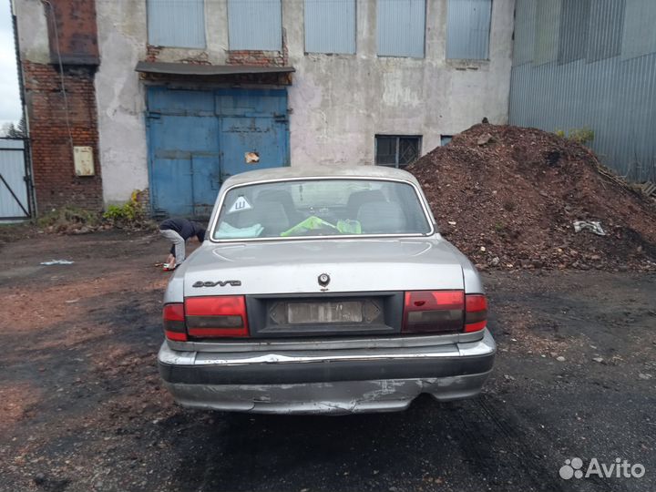 ГАЗ 31105 Волга 2.3 МТ, 2005, битый, 100 000 км