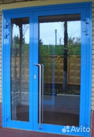 Дверь входная алюминиевая