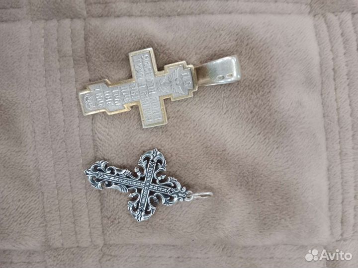 Крестик серебро