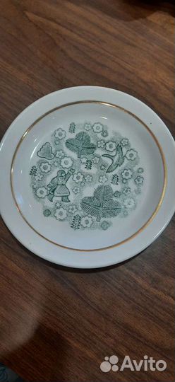 Тарелка фарфоровая Хайта Сюжетная