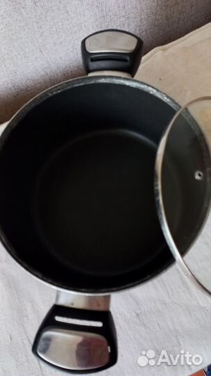 Кастрюля Tefal 6,6л + сито береста, Торг