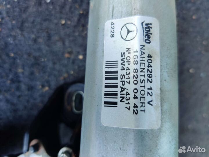 Мотор заднего стеклоочистителя Мерседес А кл.W168