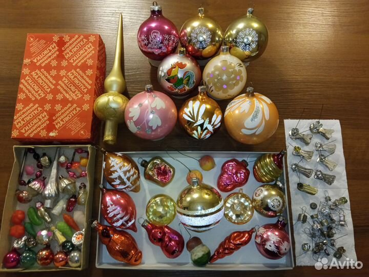 Елочные игрушки СССР одним лотом