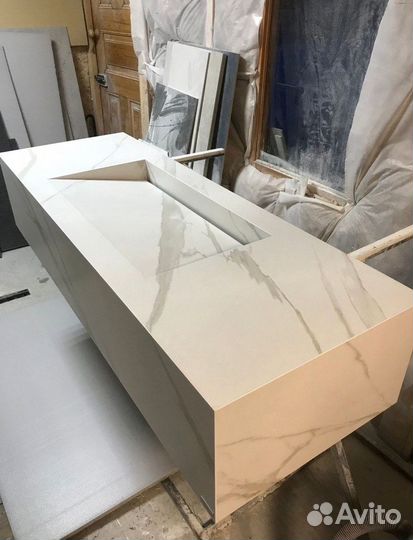 Раковина под камень из керамогранита