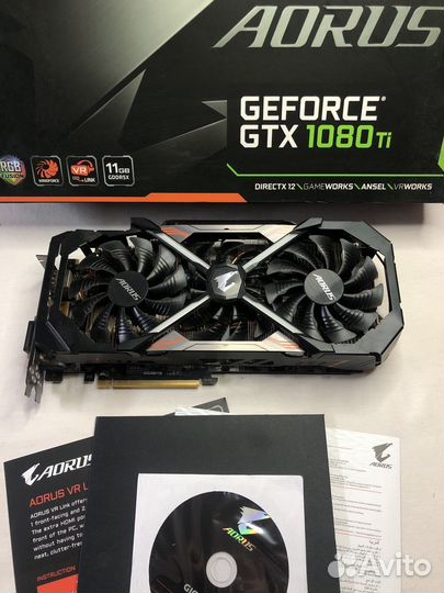 Видеокарта Gigabyte GeForce GTX 1080Ti aorus 11Gb
