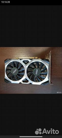 MSI GeForce GTX 1650 ventus XS OC(4гб)