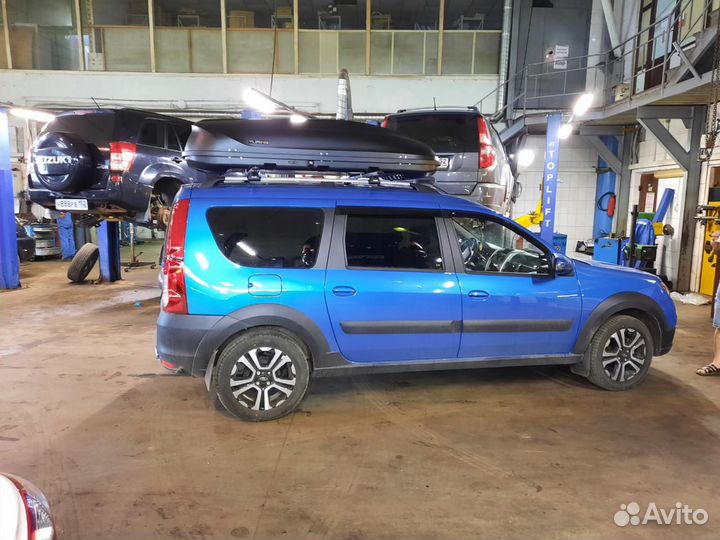 Автобокс багажник на крышу LADA Largus