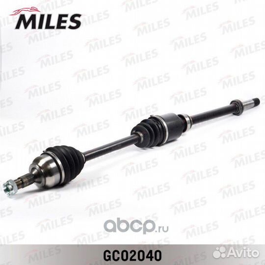 Приводной вал GC02040 на Citroen C4/peugeot 307