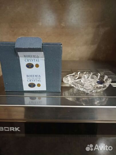 Хрустальный подсвечник bohemia