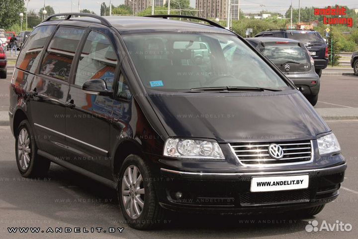 Реснички на фары Volkswagen Sharan I рест