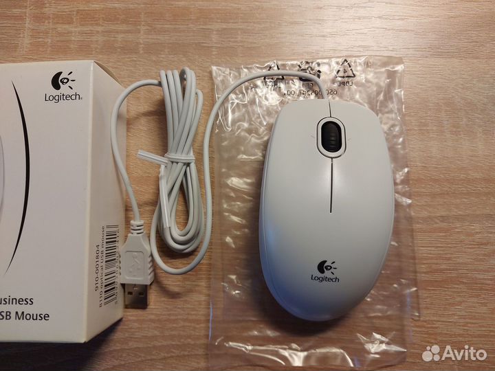 Мышь Logitech B110 White USB