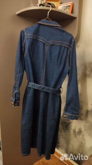 Джинсовое платье 46-48