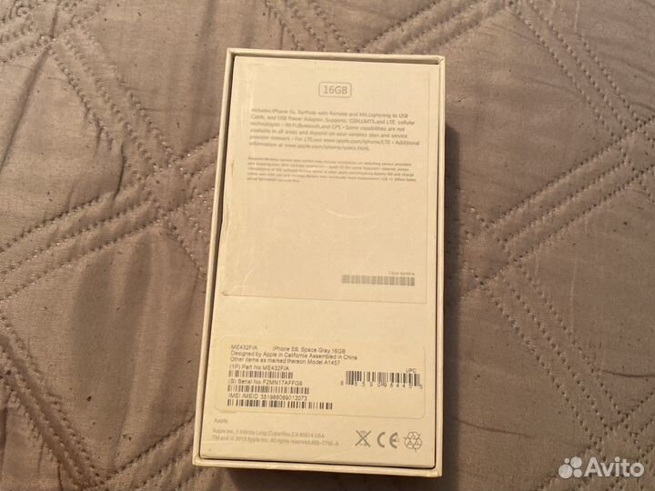 iPhone 5S, 16 ГБ