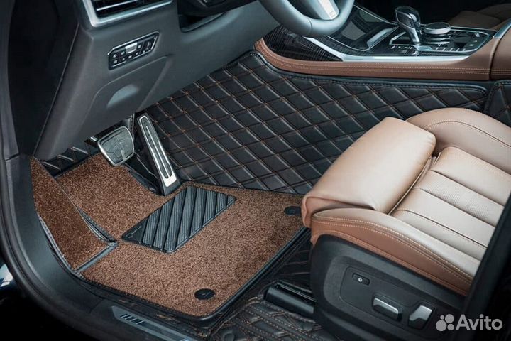 Премиум ковры из экокожи 5d в автомобили