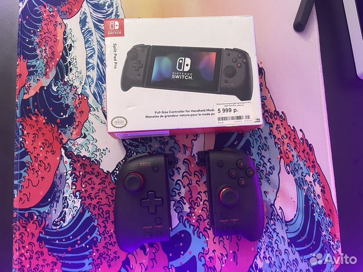 Nintendo switch oled + карта памяти 128gb