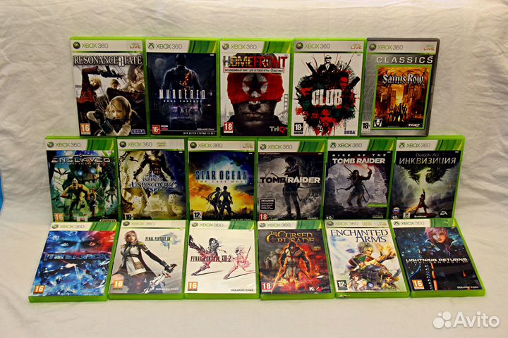 Игры на Xbox 360 лицензия