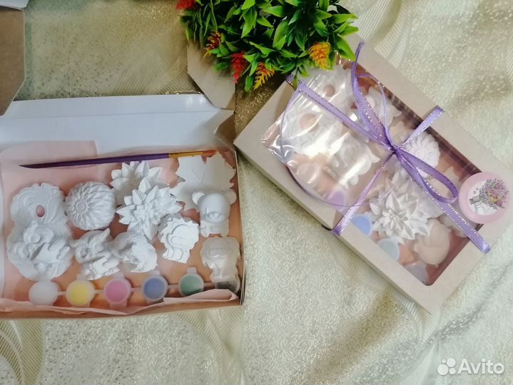 Гипсовая раскраска для девочек