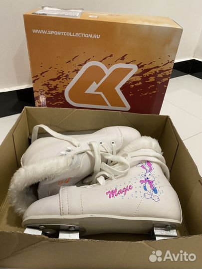 Коньки для самых маленьких magic White Размер 32