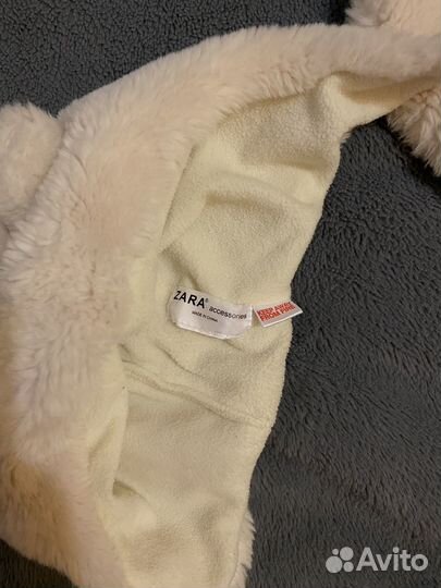 Комплект шапка и шарф для девочки zara