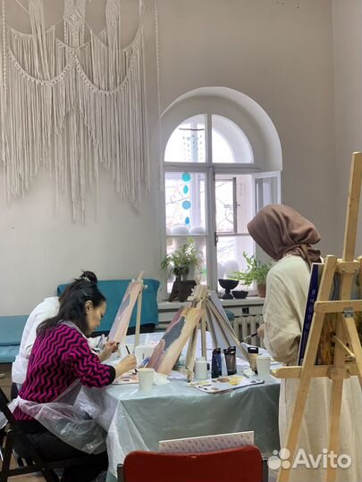 Атмосферные мастер-классы по живописи (выездные)