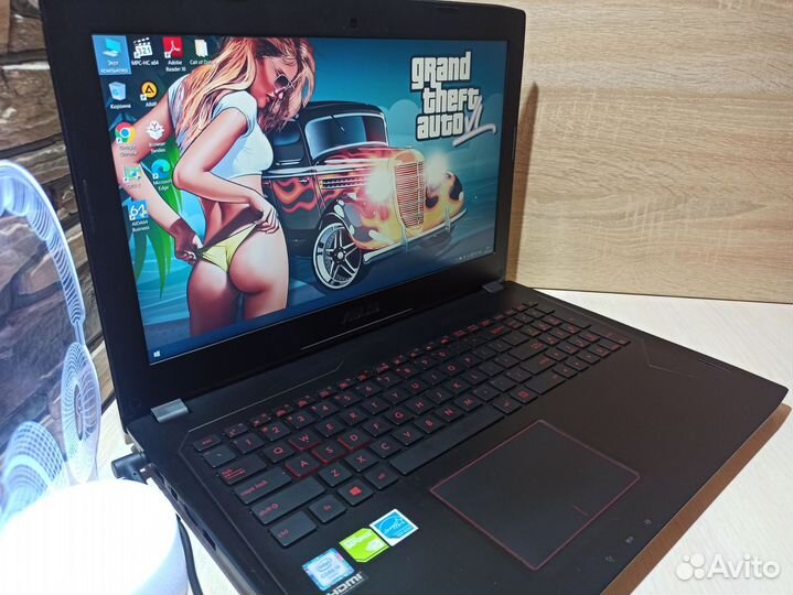 Мощный игровой ноутбук Asus i5/8gb/Gtx1060/FullHd