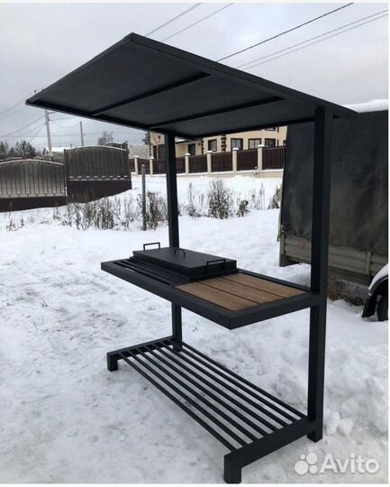 Мангальная зона лофт