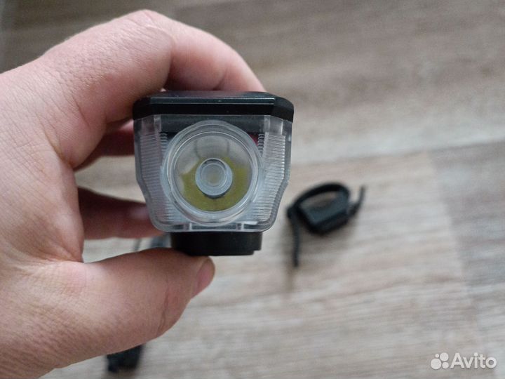 Велосипедный фонарь с гудком, на солнечной батарее