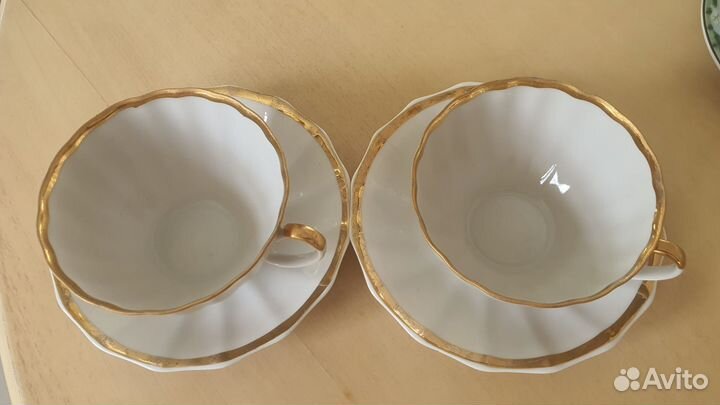 Чайные чашки Дулево винтаж