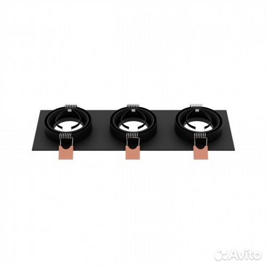 Светильник встраиваемый 4367 black/чёрный D257*92