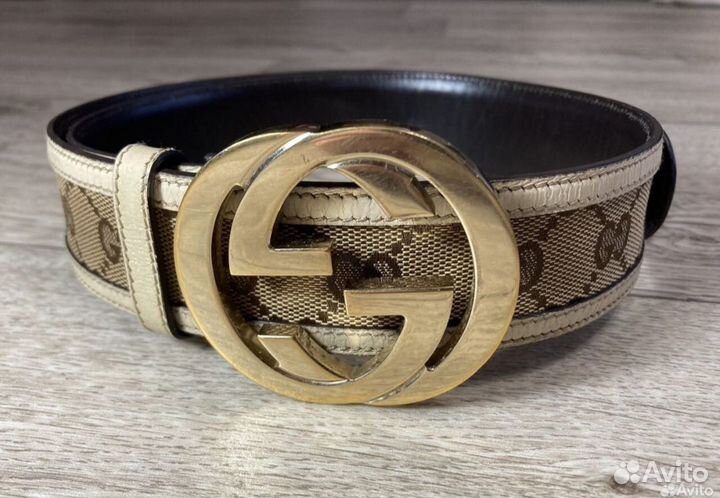 Оригинальный ремень Gucci Supreme Monogram Belt