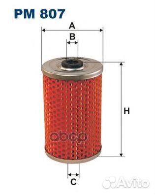 Фильтр топливный PM807 Filtron