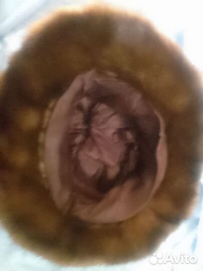 Шапка панама из меха норки