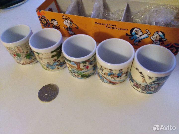 Корейские рюмки (стаканы)