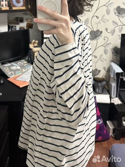 Лонгслив женский оверсайз