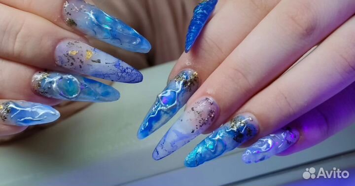 Модель на маникюр + дизайн