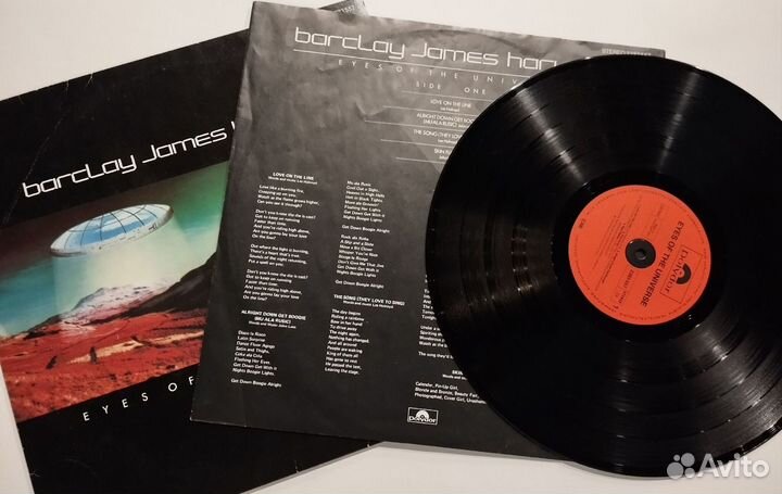 Винтажная виниловая пластинка LP Barclay James Har