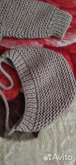 Вязаный комбинезон 80-86рр