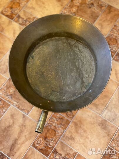 Латунная сковорода. таз для варенья