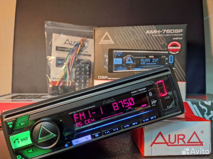 Автомагнитола aura AMH-76DSP (2023)
