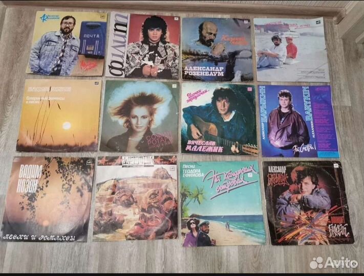 Виниловые пластинки СССР разные