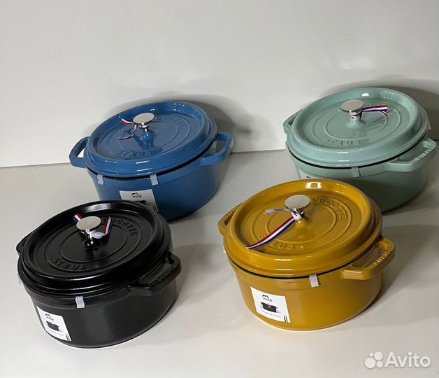 Кастрюля чугунная staub новая оригинал