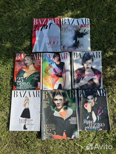 Глянцевые журналы мод Vogue, elle, Harper's Bazaar