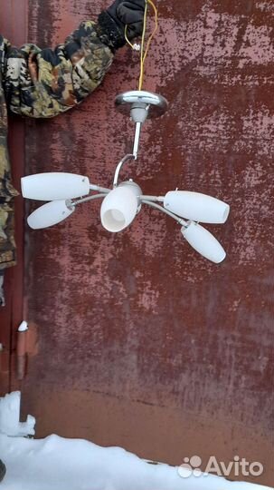 Люстра потолочная подвесная бу