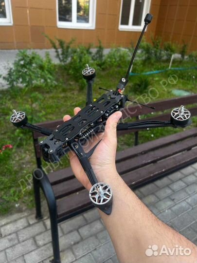 Квадpокоптep FPV Piranha 7 и 10 ''