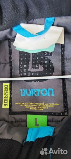 Куртка сноубордическая мужская Burton, размер L