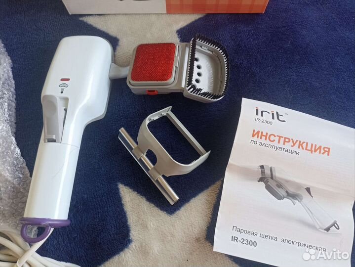 Щётка паровая электрическая irit новая