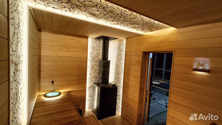 Панно из можжевельника